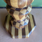 Vintage Marquetry Table Lamp Lamps CANDID HOME