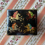 Vintage Painted Chinese Trinket Box styling object CANDID HOME