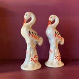 1940's Vintage German Ceramic Crane Statues - Price Per Bird