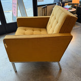 1960's Vintage Steelcase by Florence Knoll Tufted Armchair