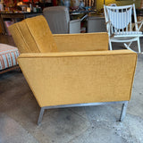 1960's Vintage Steelcase by Florence Knoll Tufted Armchair
