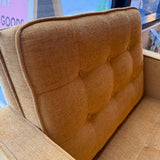 1960's Vintage Steelcase by Florence Knoll Tufted Armchair