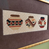1970's Vintage Embroidered Southwestern Art