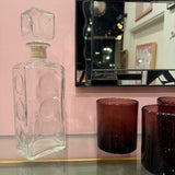 Vintage Glass Decanter Bottle