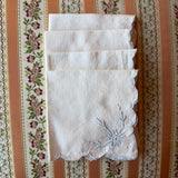 Antique Matching Lace + Linen Napkins and Table Runner
