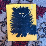 Fluffy Cat Smoking Print by Troy Kelly - 8" x 10"