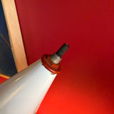 1960's Vintage Perforated Metal Gooseneck Desk Lamp