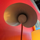 1960's Vintage Perforated Metal Gooseneck Desk Lamp