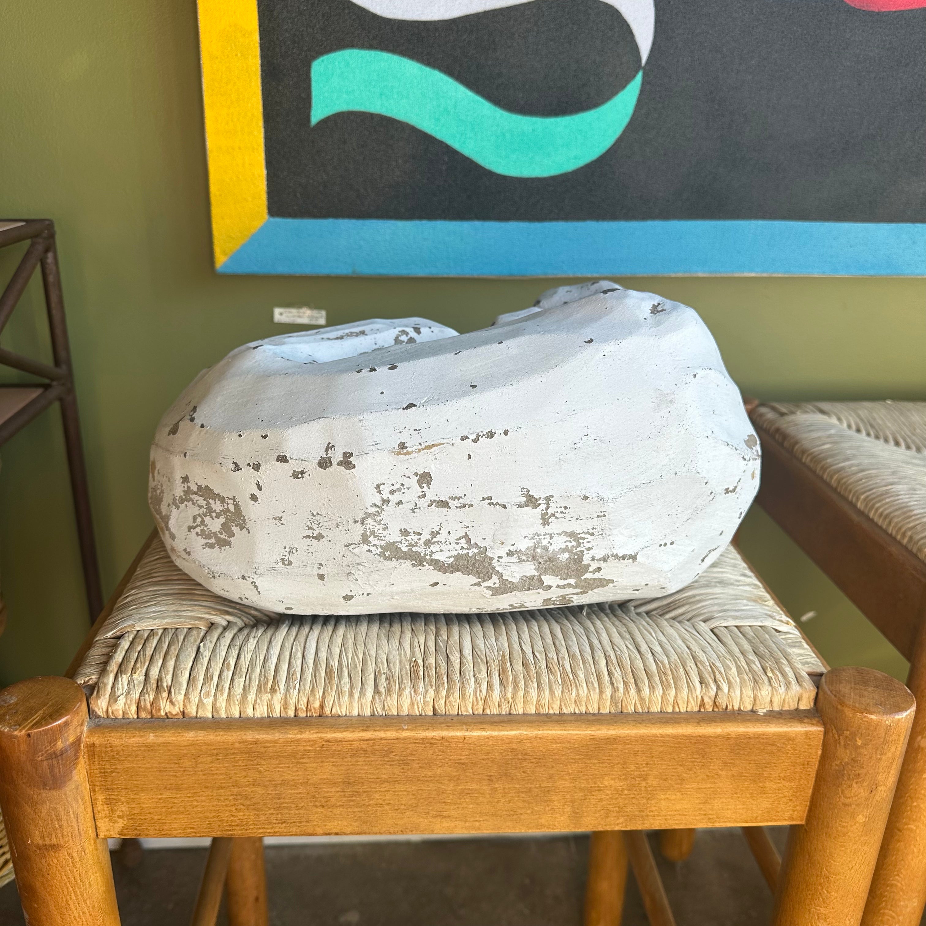 Antique Indian Dog Statue or Door Stop styling object CANDID HOME