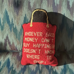 80's Vintage Needlepoint Pillow Pillows CANDID HOME