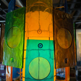 1960's Vintage Acrylic Swag Pendant Light Lighting CANDID HOME