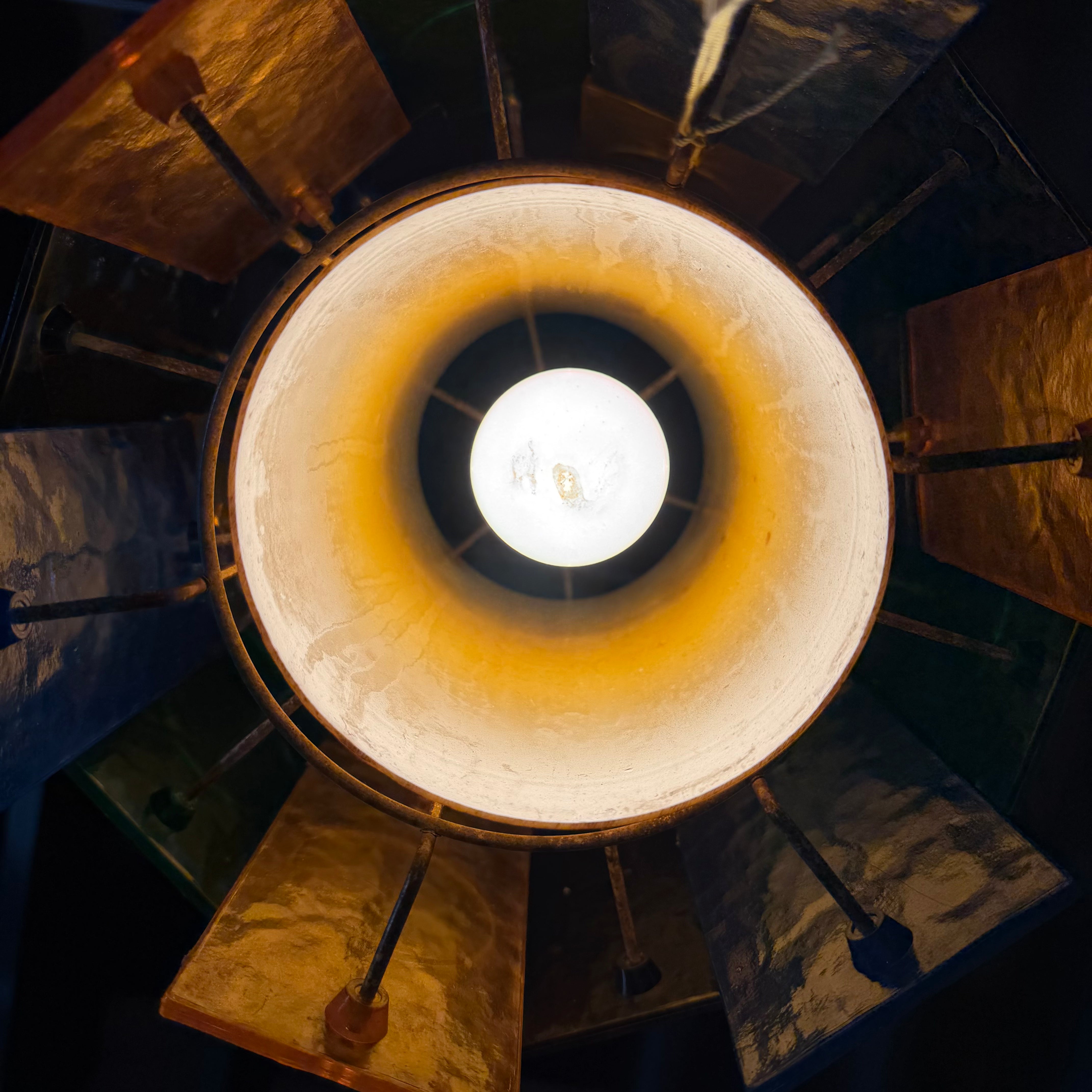 1960's Vintage Acrylic Swag Pendant Light Lighting CANDID HOME