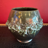 Mid-century Volcano Glaze Pottery Planter