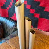 1980's Tubular Steel Vase by Bazzon Design