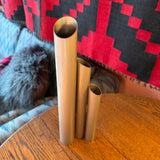 1980's Tubular Steel Vase by Bazzon Design