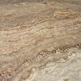 Handmade Turkish Travertine Side Table