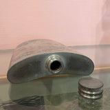 Vintage Engraved Pewter 8 oz. Flask by Hoffritz of England