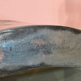 Vintage Engraved Pewter 8 oz. Flask by Hoffritz of England