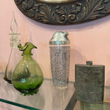 Vintage Engraved Pewter 8 oz. Flask by Hoffritz of England