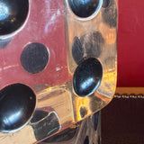 1970's Oversized Lucite Dice - A Pair