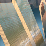 "Enfilade" by Don Munz Embossed Serigraph - 28.5" x 41.5"