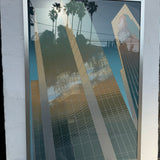 "Enfilade" by Don Munz Embossed Serigraph - 28.5" x 41.5"