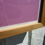 "Matilija Lilac" Original Framed Art Print by Nicholas Naughton - 19" x 24"