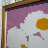 "Matilija Lilac" Original Framed Art Print by Nicholas Naughton - 19" x 24"