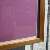 "Matilija Lilac" Original Framed Art Print by Nicholas Naughton - 19" x 24"