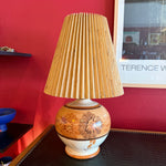 1970's Hand-painted Vintage Ceramic Lamp Lamps Candid Home