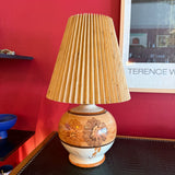 1970's Hand-painted Vintage Ceramic Lamp Lamps Candid Home