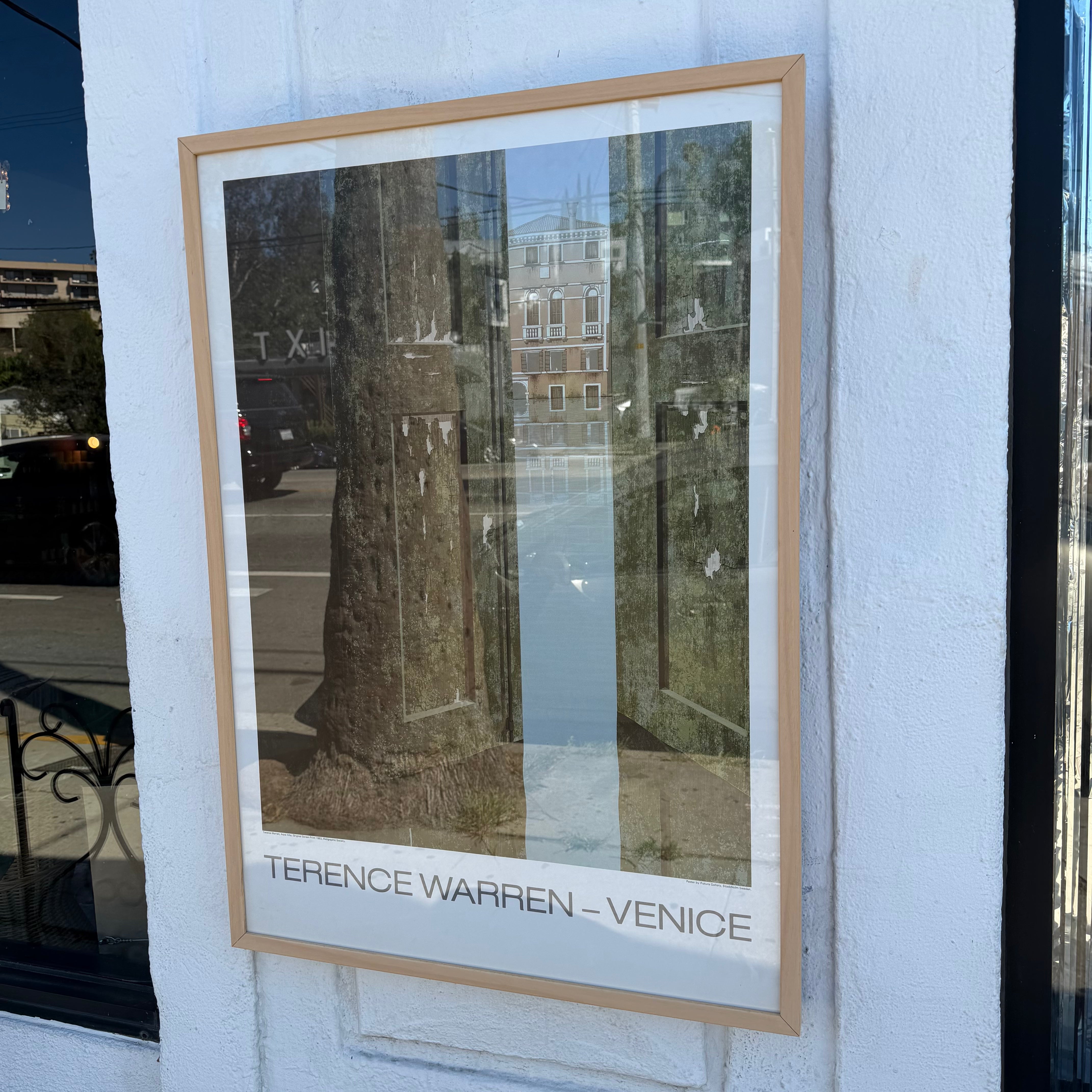 1983 Terence Warren "Venice" Original Framed Art Print Art CANDID HOME