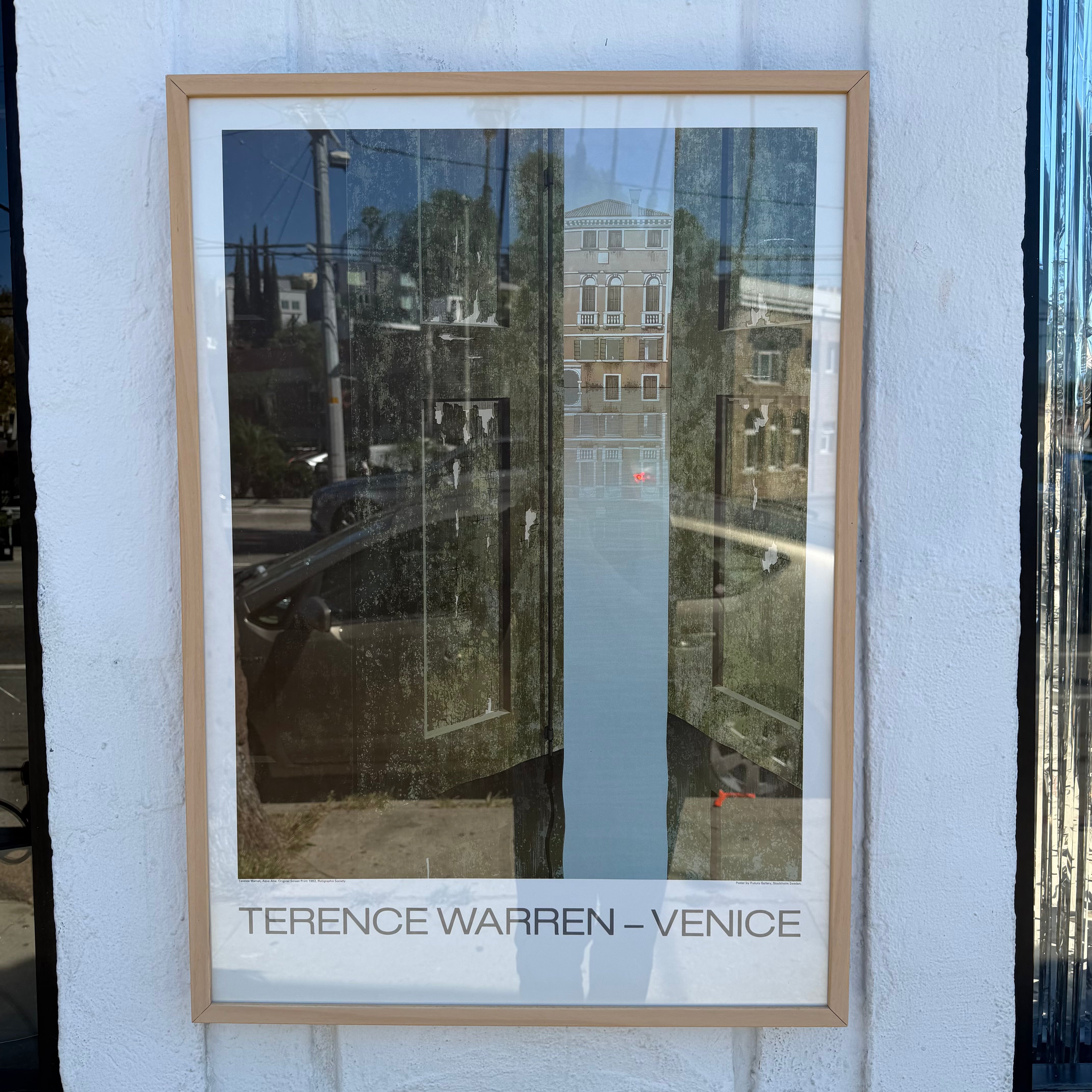 1983 Terence Warren "Venice" Original Framed Art Print Art CANDID HOME