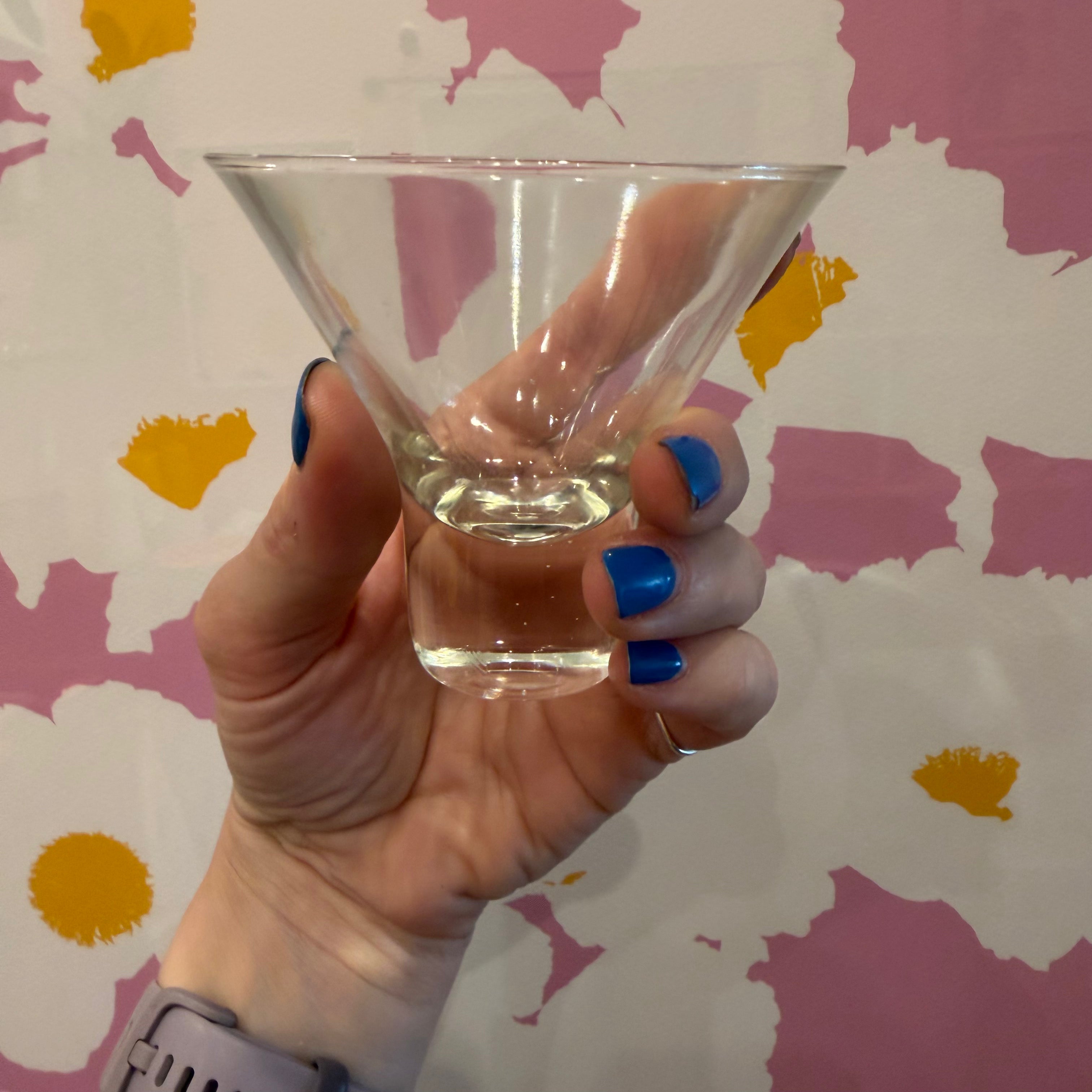 1960's Stemless Martini Glasses - 4 Available // Price Per Glass cocktail glasses CANDID HOME