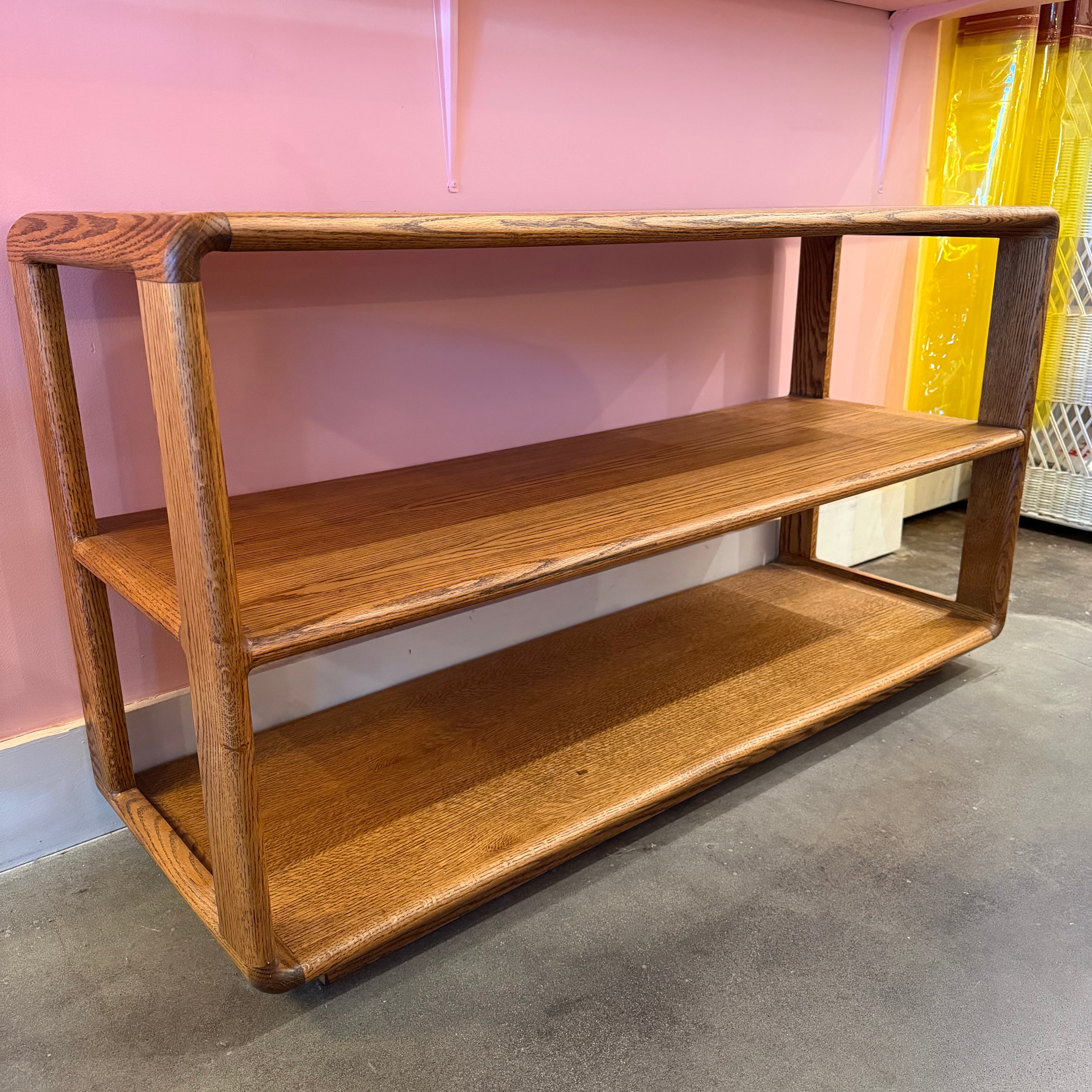 1970's Lou Hodges Oak Console console CANDID HOME