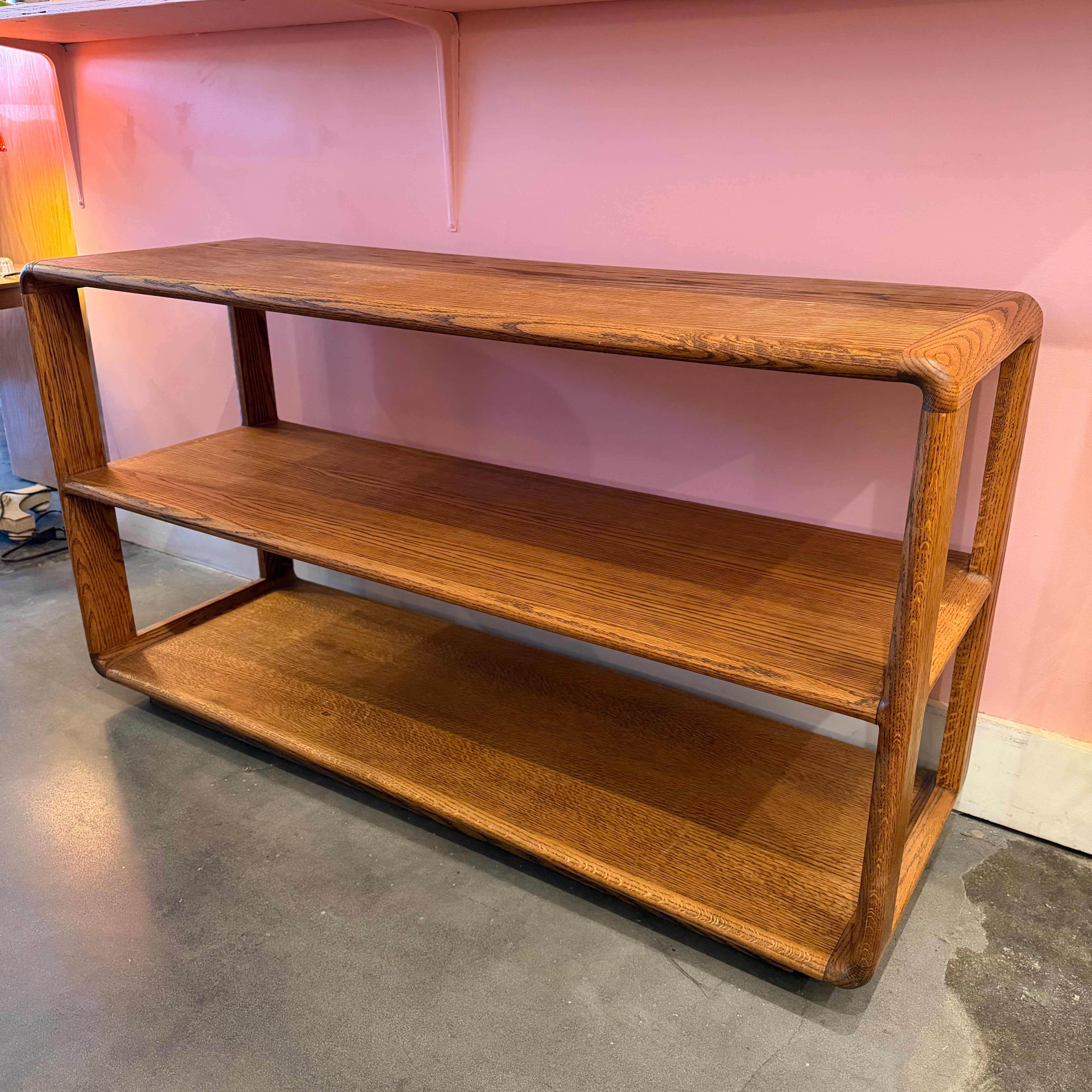 1970's Lou Hodges Oak Console console CANDID HOME