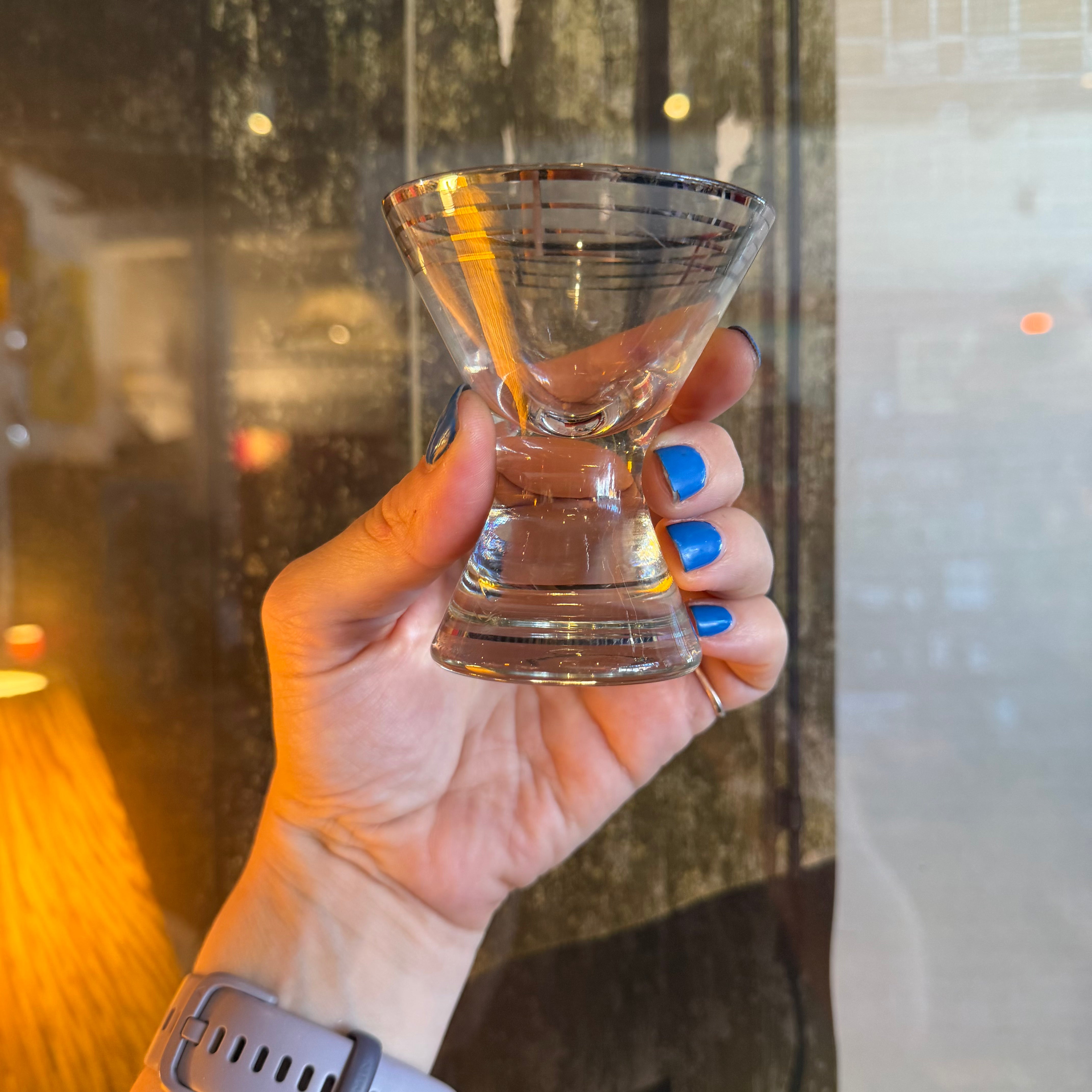 1940's Art Deco Mini Cocktail Glasses - 2 Available // Price Per Glass glassware CANDID HOME