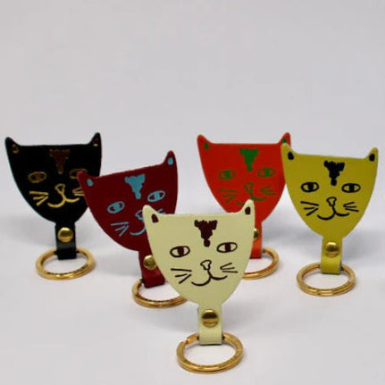 Cat Head Keychain by Ark Colour Design Keychains ark colour