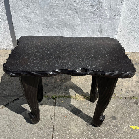 Vintage Sparkly Resin Side Table Side Table CANDID HOME   