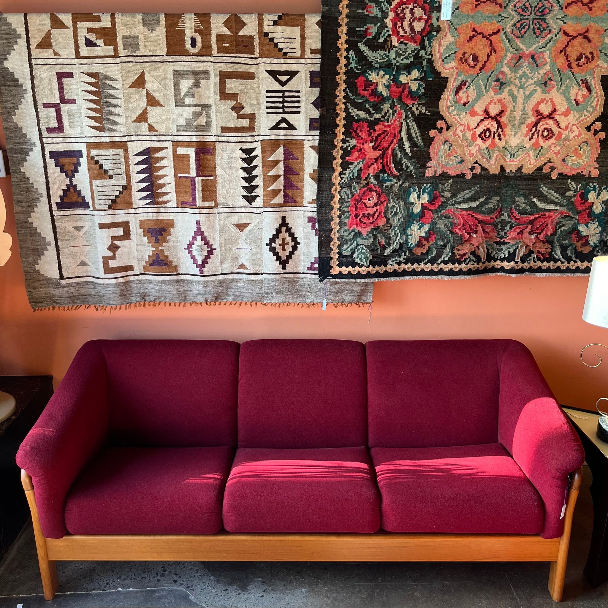 Midcentury Danish Teak Sofa and Love Seat - Sold Individually Sofa CANDID HOME Sofa  