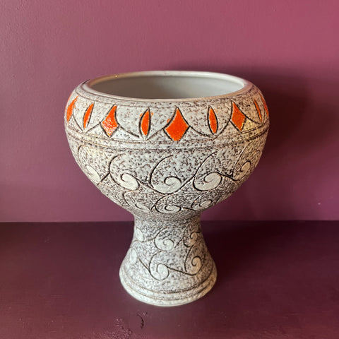 Vintage Italian Bitossi Ceramic Vase styling object CANDID HOME   