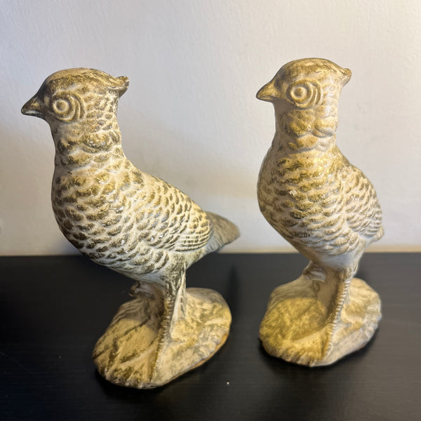 Vintage Ceramic Bird Statue - 2 Available styling object CANDID HOME   