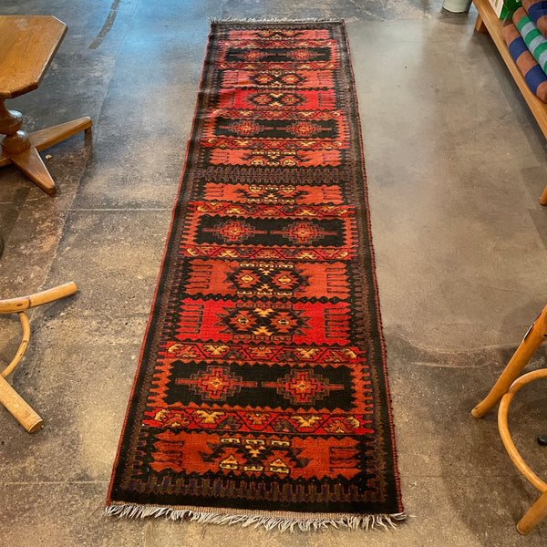 Vintage Southwestern Wool Runner - 26" x 92" Rugs CANDID HOME