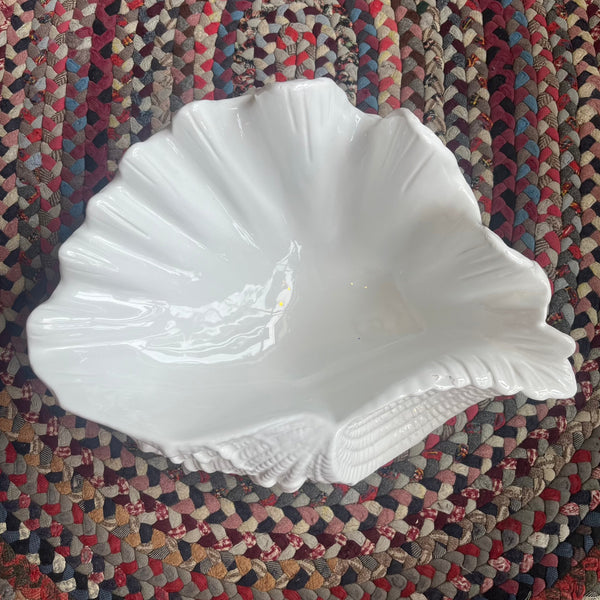 Vintage Large Ceramic Conch Bowl styling object CANDID HOME   