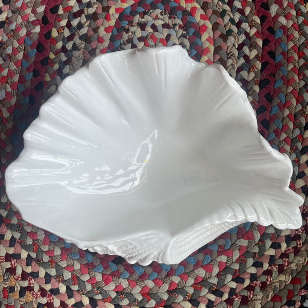 Vintage Large Ceramic Conch Bowl styling object CANDID HOME   