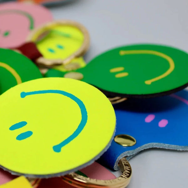 Happy Face Keychain by Ark Colour Design  ark colour   