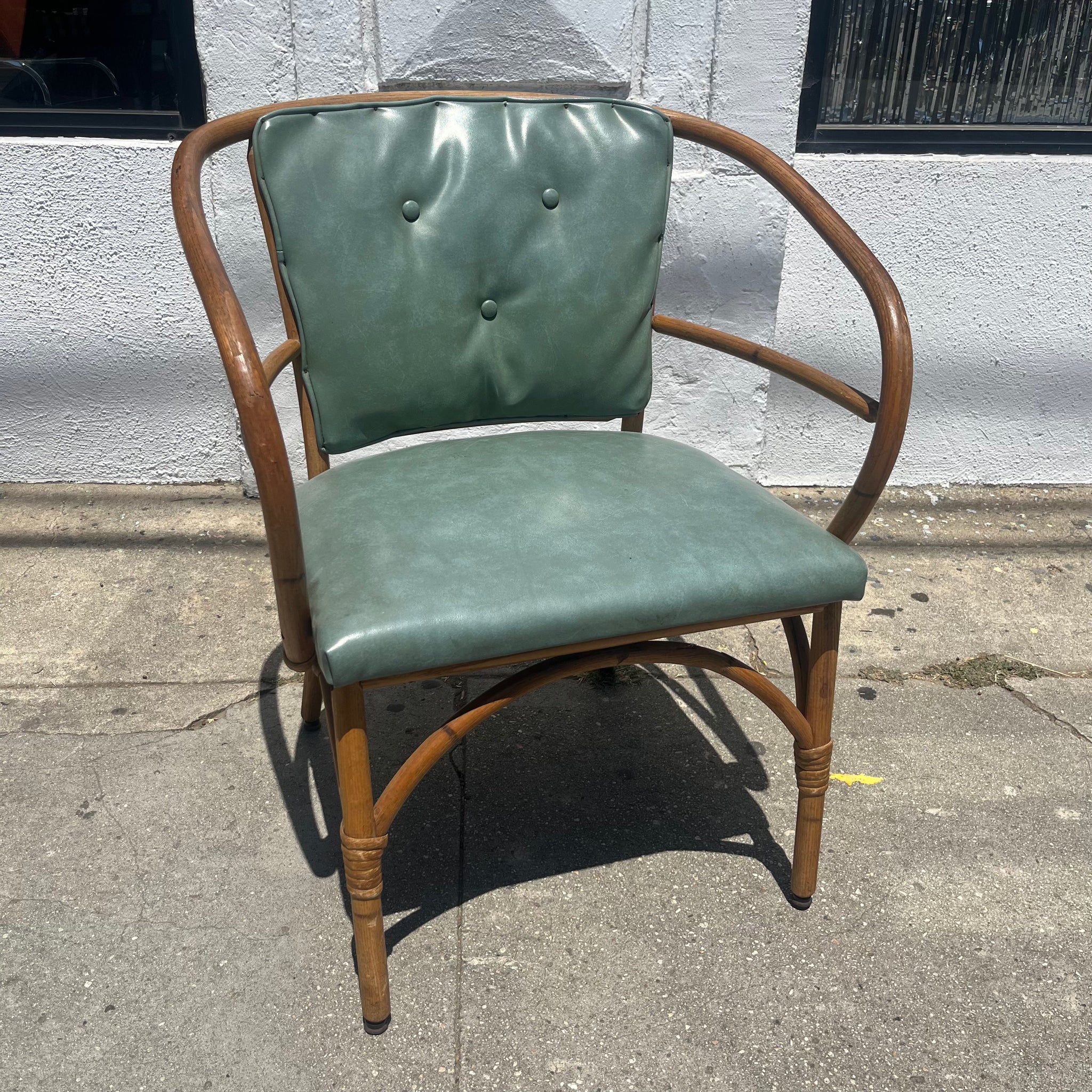 1950's Heywood Wakefield Bamboo Armchair Chairs CANDID HOME   