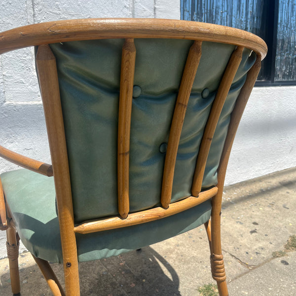 1950's Heywood Wakefield Bamboo Armchair Chairs CANDID HOME   