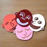 I'm all Ears Leather Coasters by Ark Colour Design — Set of 4 kitchen > Coasters > best housewarming gifts > good > housewarming gifts > house warming > housewarming gift ideas > housewarming gifts for couples > new home gift ideas > new home gifts > sustainable gifts Ark Colour Design   