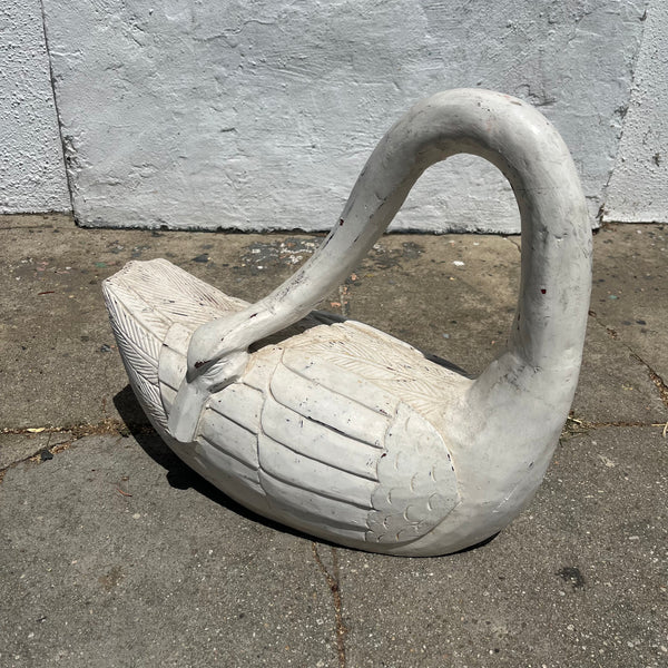 Vintage Wooden Swan styling object CANDID HOME   